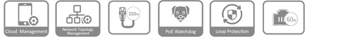 سوئیچ شبکه 10 پورت داهوا PoE | حرفه ای و اقتصادی |مدل DH-CS4010-8ET-60