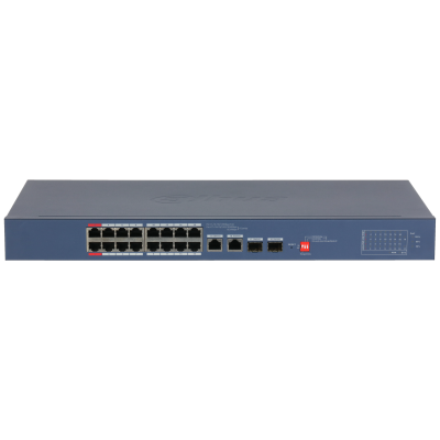 سوییچ 18 پورت شبکه PoE داهوا | DH-CS4218-16ET-135 | حرفه‌ای و قدرتمند
