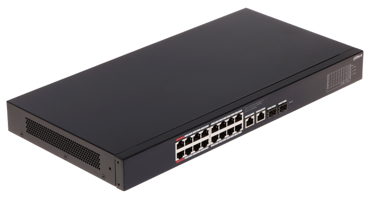 سوییچ 20 پورت شبکه PoE داهوا | DH-CS4220-16GT-135 | حرفه‌ای و قدرتمند
