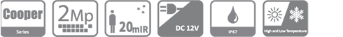 دوربین مداربسته بولت داهوا Dahua مدل DH-B1A21P-U | کیفیت 2MP Full HD