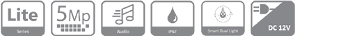 دوربین مداربسته داهوا DH-HDW1500TLMP-IL-A | 5MP دید در شب رنگی